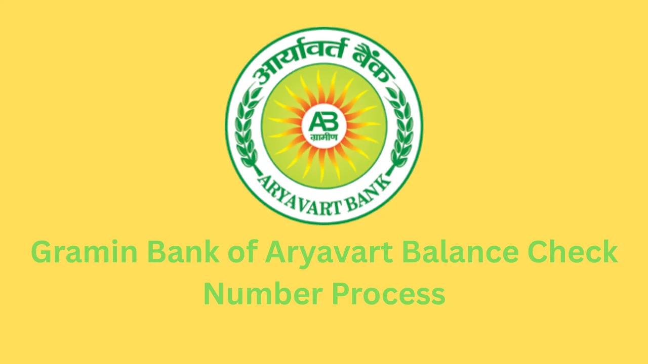 gramin bank of aryavart balance check number