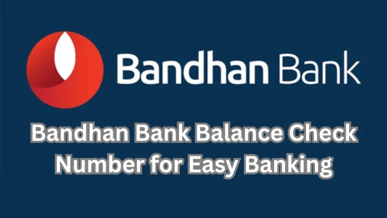bandhan bank balance check number