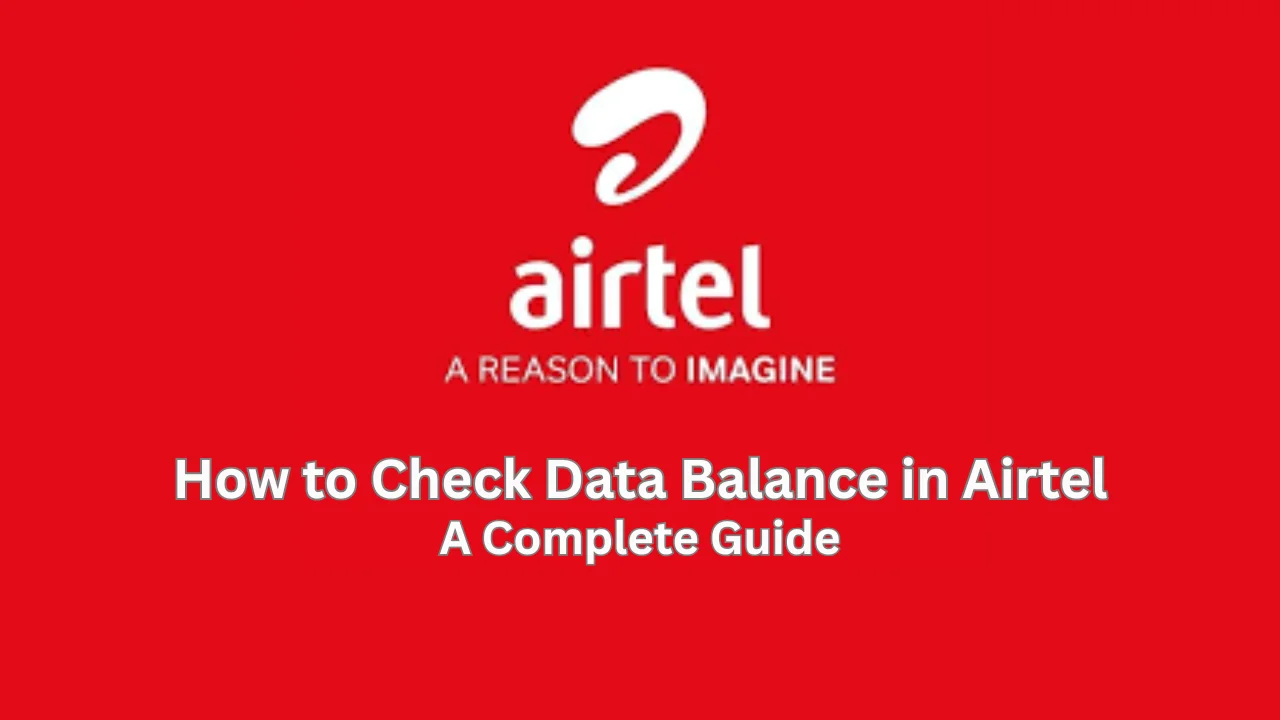 how to check data balance in airtel
