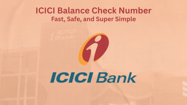 icici balance check number