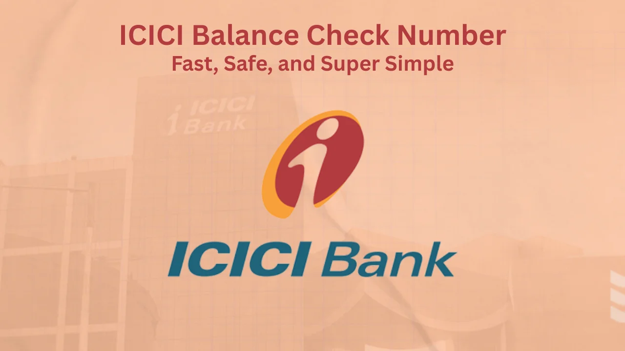 icici balance check number