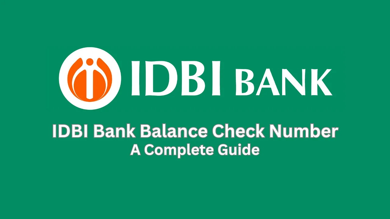 idbi bank balance check number