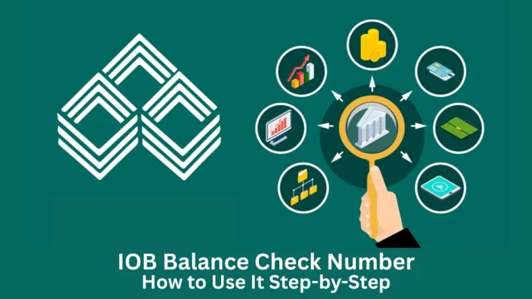 iob balance check number