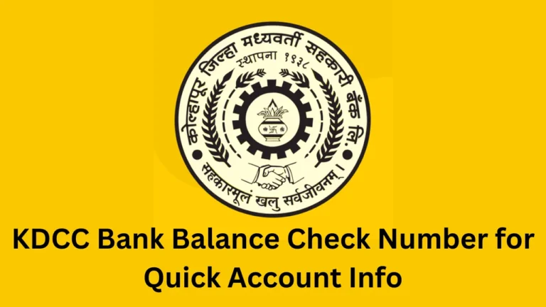 kdcc bank balance check number