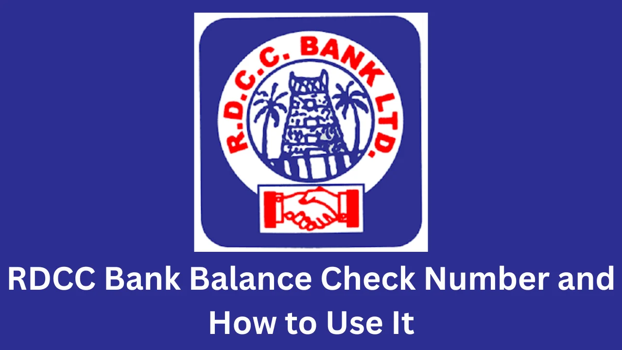 rdcc bank balance check number