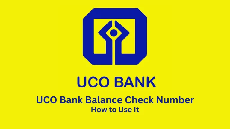 uco bank balance check number