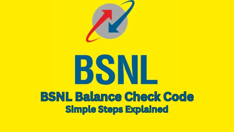 bsnl balance check code