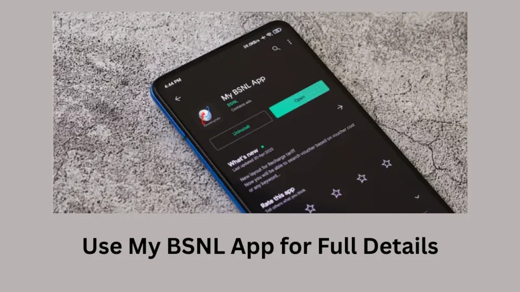 bsnl balance check code Use My BSNL App for Full Details
