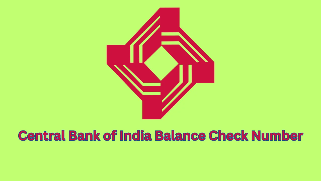 central bank of india balance check number