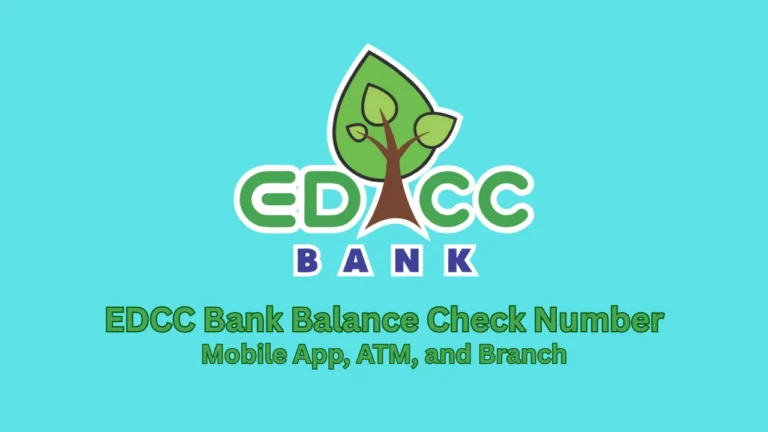 edcc bank balance check number