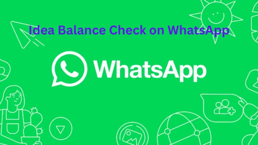 idea balance check number Idea Balance Check on WhatsApp