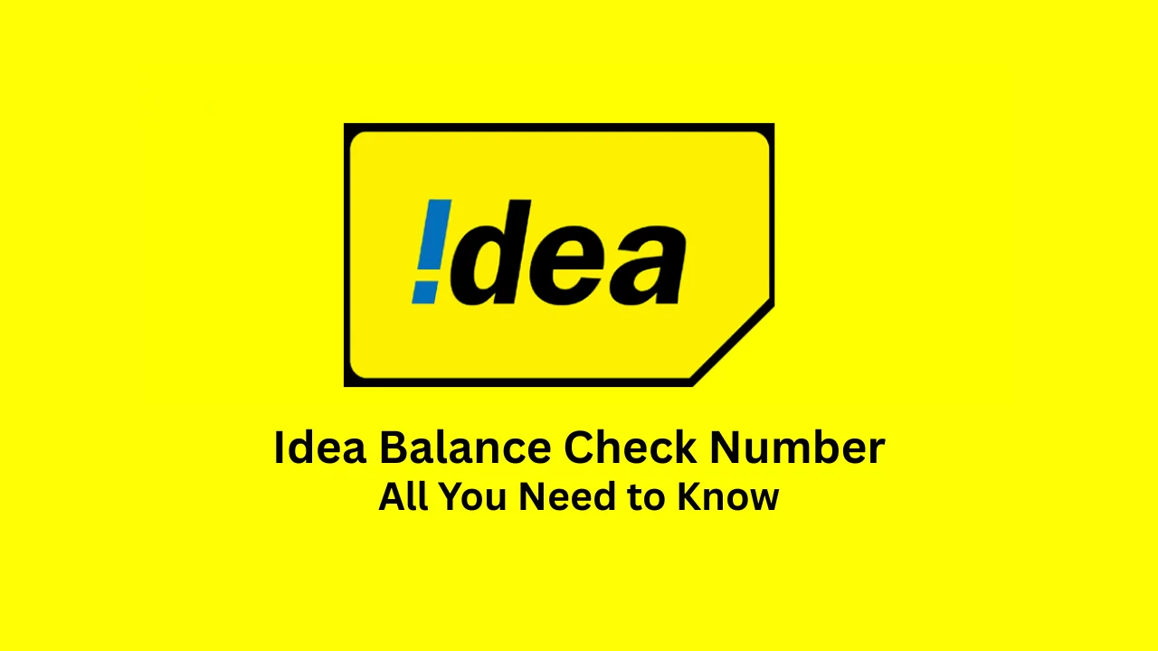 idea balance check number