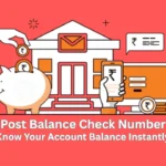 post balance check number