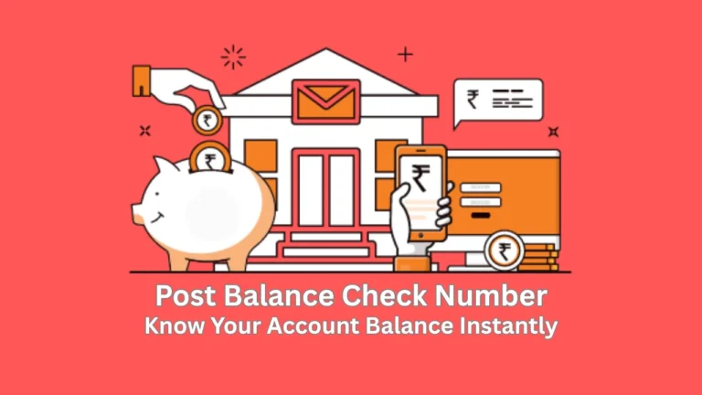 post balance check number