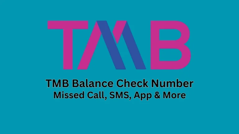 tmb balance check number