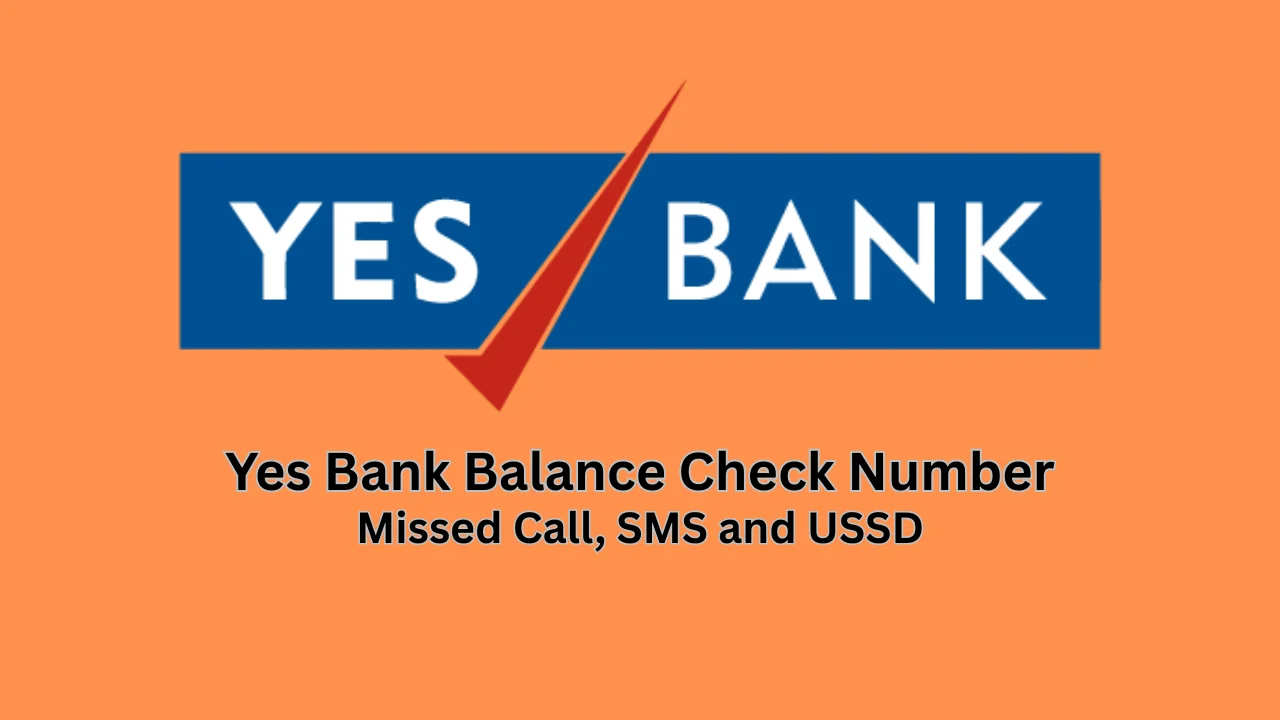 yes bank balance check number