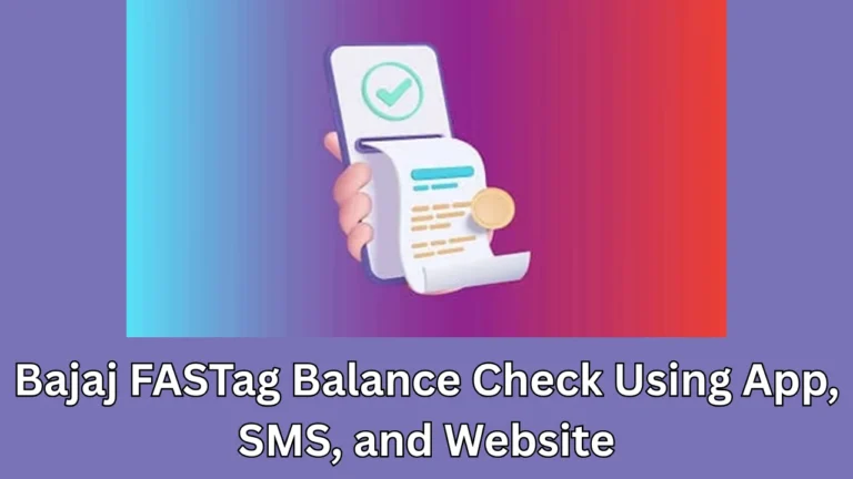 bajaj fastag balance check