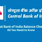 central bank of india balance check no