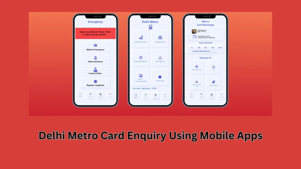 delhi metro card balance check Delhi Metro Card Enquiry Using Mobile Apps