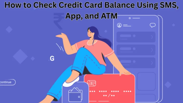 how to check credit card balance