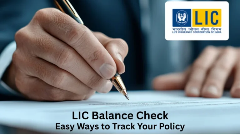 lic balance check