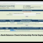 pfms bank balance check scholarship