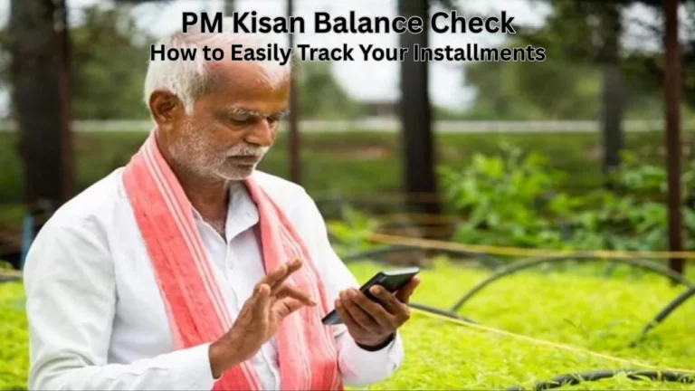 pm kisan balance check