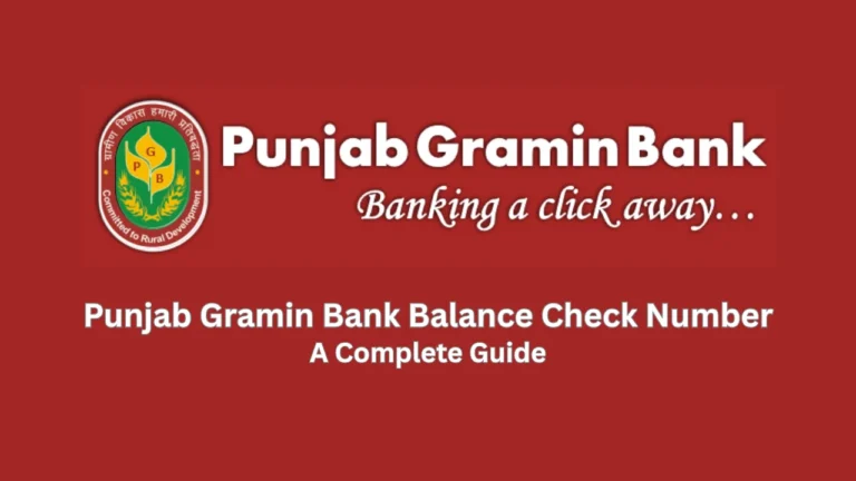 punjab gramin bank balance check number