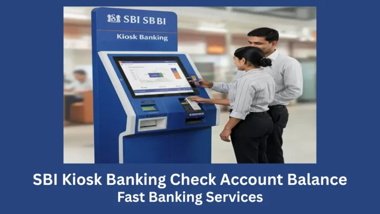 sbi kiosk banking check account balance
