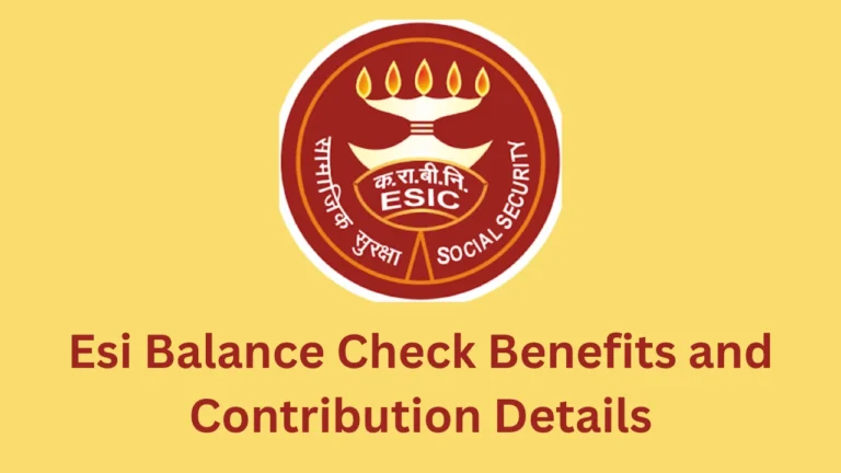 esi balance check
