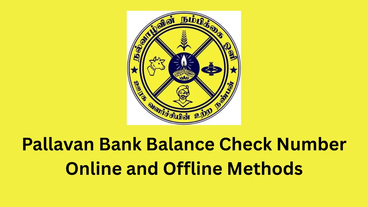 pallavan bank balance check number