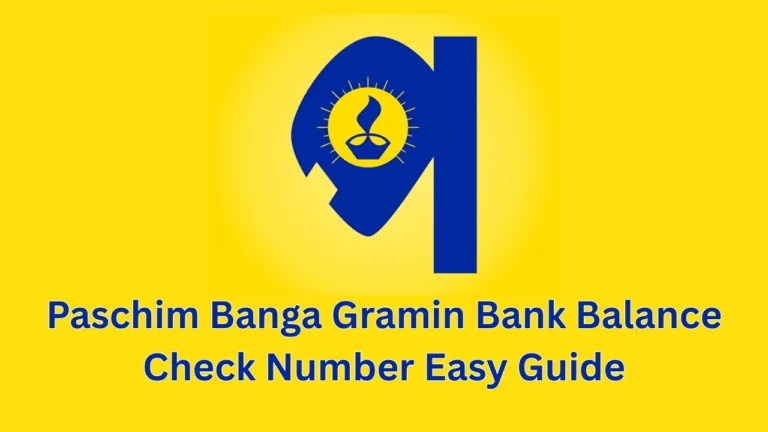 paschim banga gramin bank balance check number