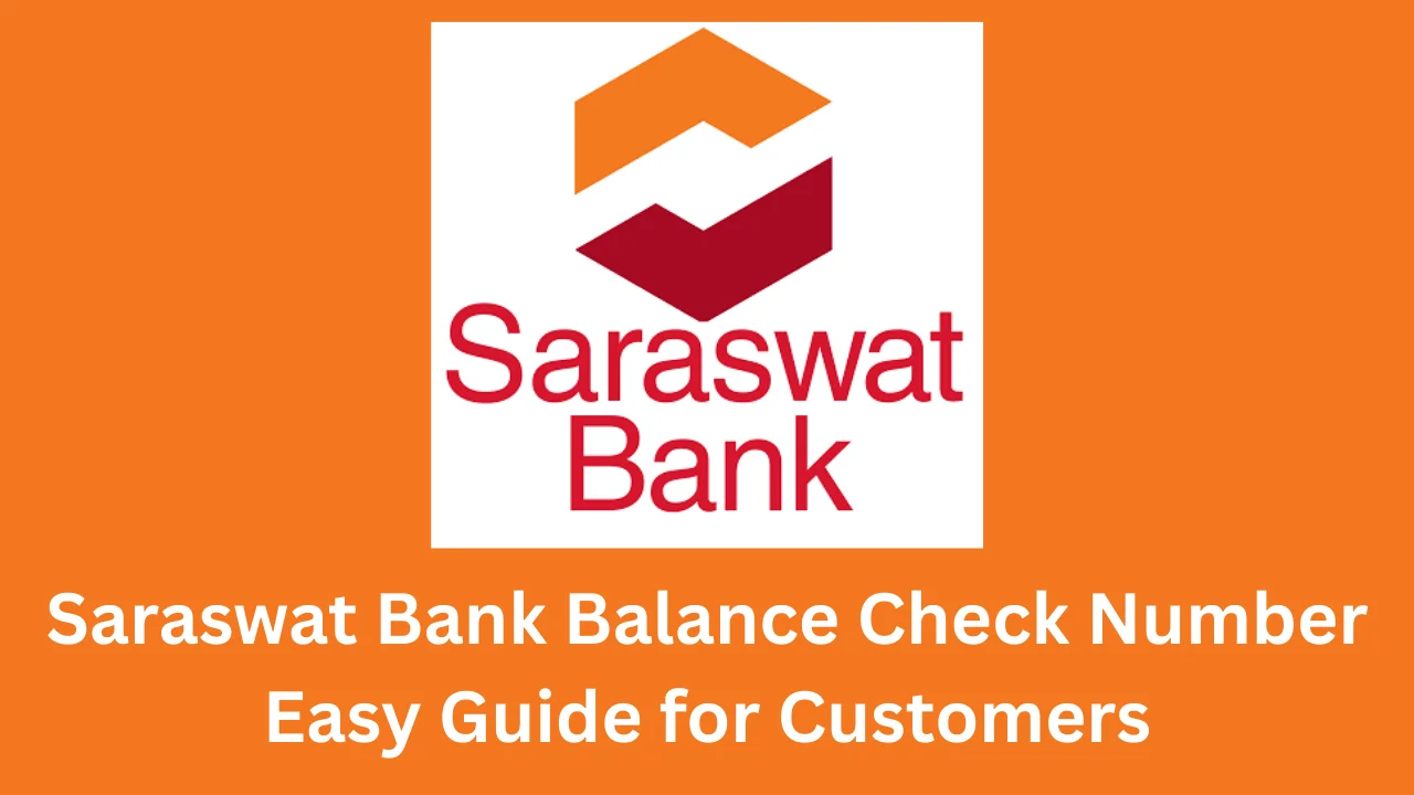 saraswat bank balance check number