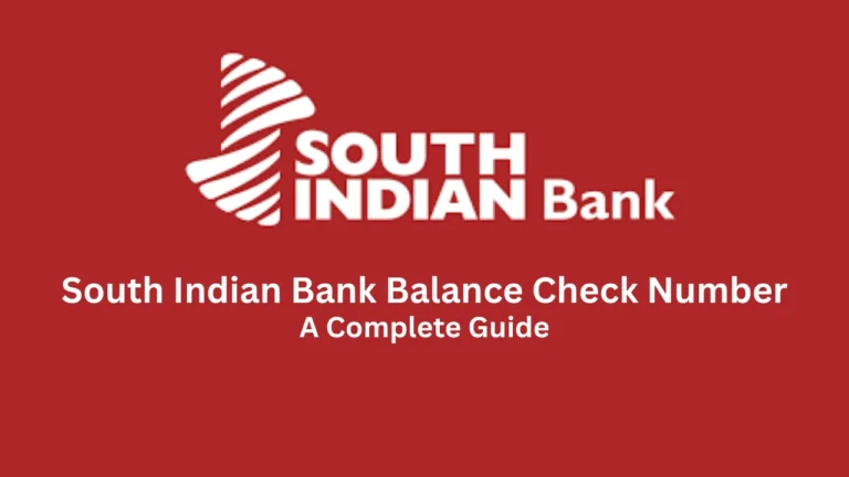 south indian bank balance check number