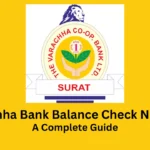 varachha bank balance check number