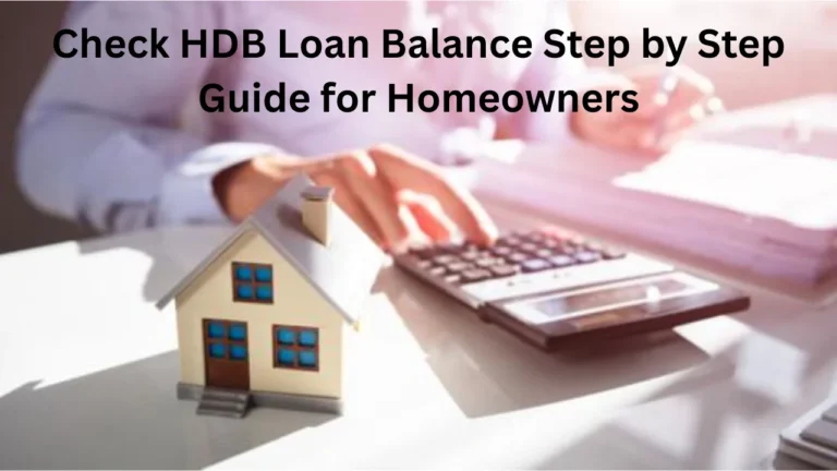 check hdb loan balance