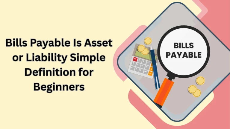 bills payable is asset or liability