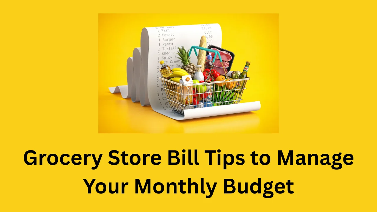 grocery store bill
