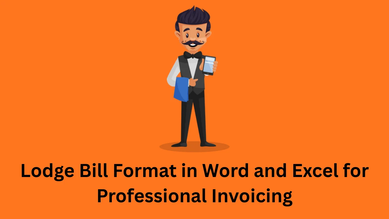 lodge bill format